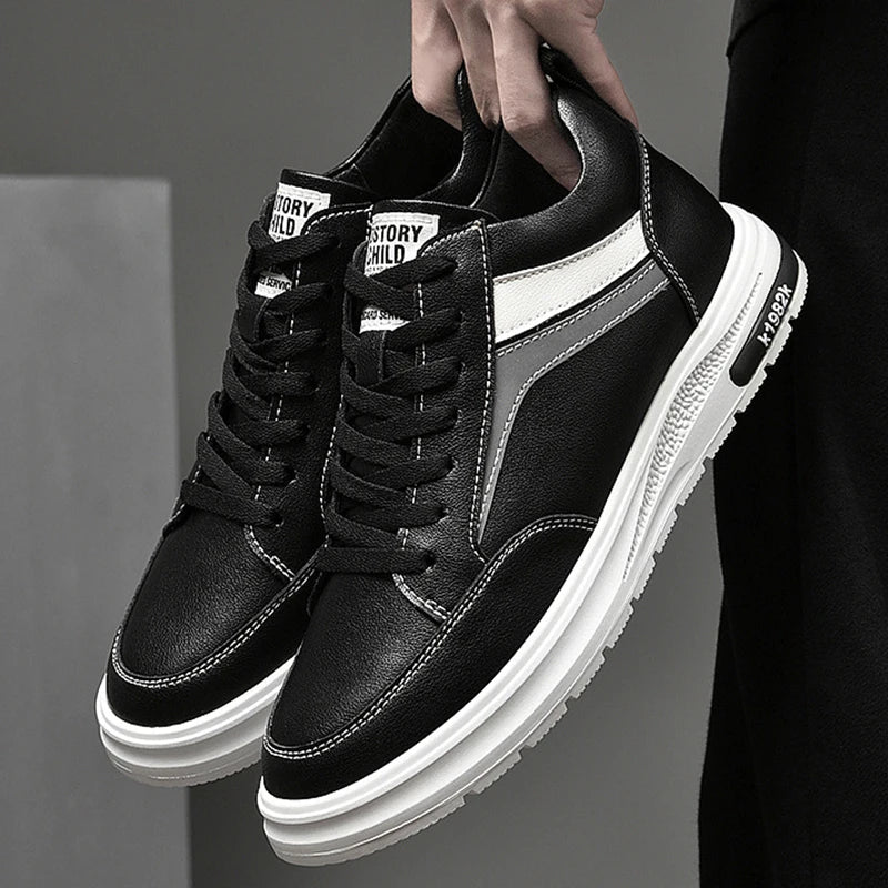 Fashion Sneakers Man Elevator Shoes Height Increase Shoes for Men Insoles 8/10CM Sports Heightening Shoes Tall Shoes Size 37-44