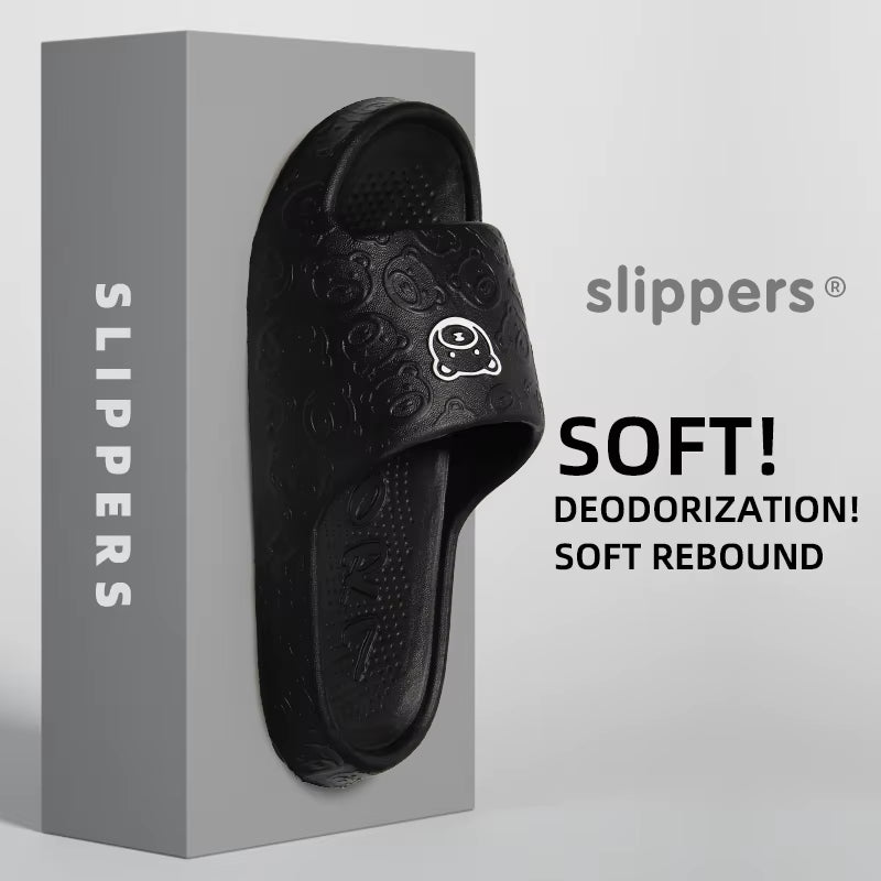 Non-Slip Slippers for Women Outdoor Wear 2024 New Indoor Home Sandals Female Summer Eva