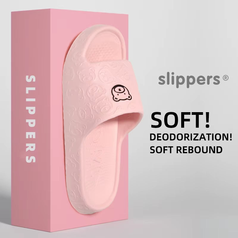 Non-Slip Slippers for Women Outdoor Wear 2024 New Indoor Home Sandals Female Summer Eva
