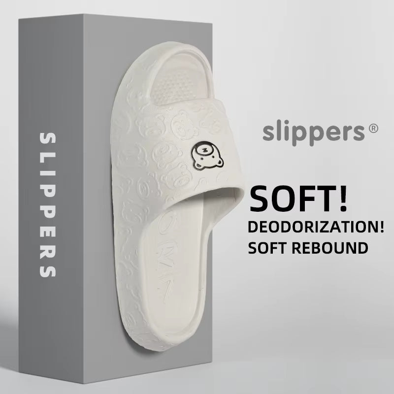 Non-Slip Slippers for Women Outdoor Wear 2024 New Indoor Home Sandals Female Summer Eva